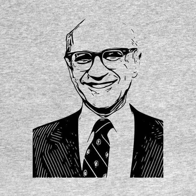 Milton Friedman Vector by tinastore